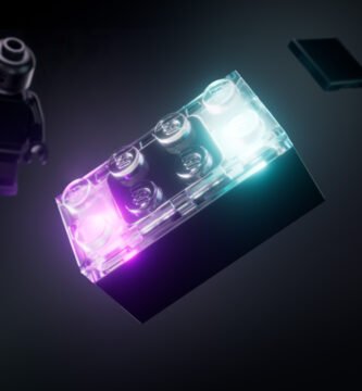 smart brick de lego con luces