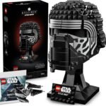 Casco LEGO Kylo Ren Star Wars junto a su caja original